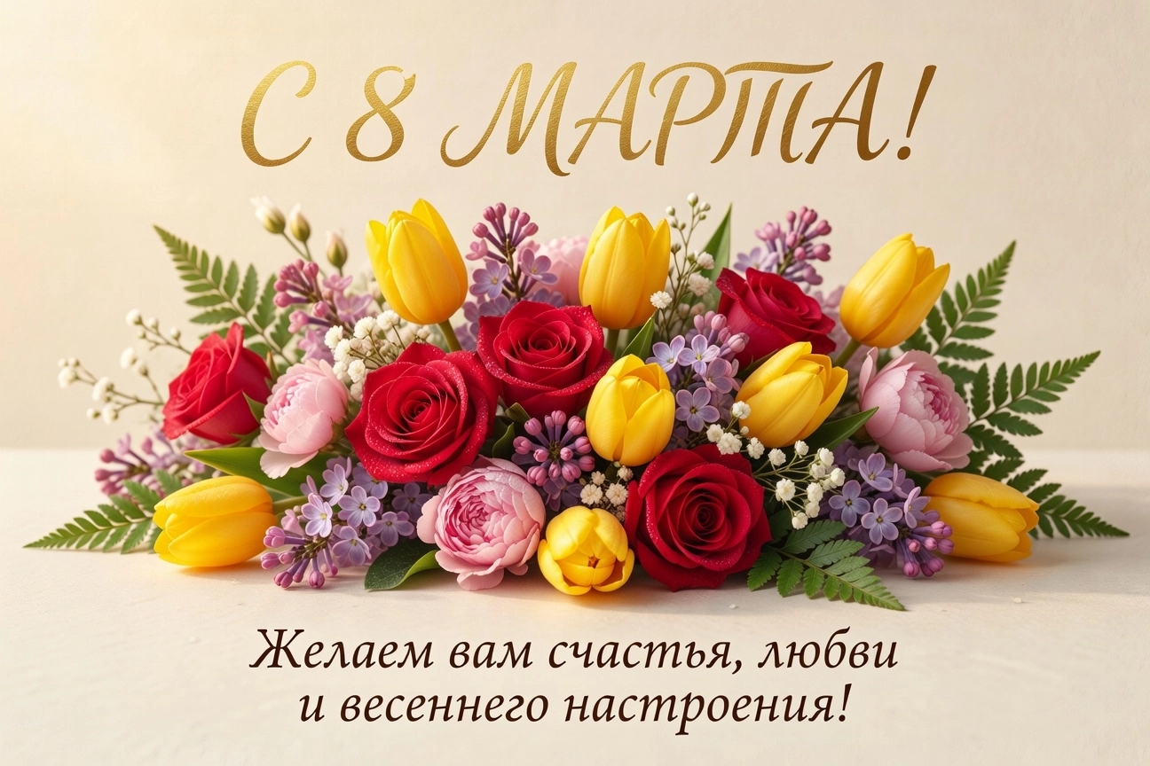 С праздником 8 Марта!.