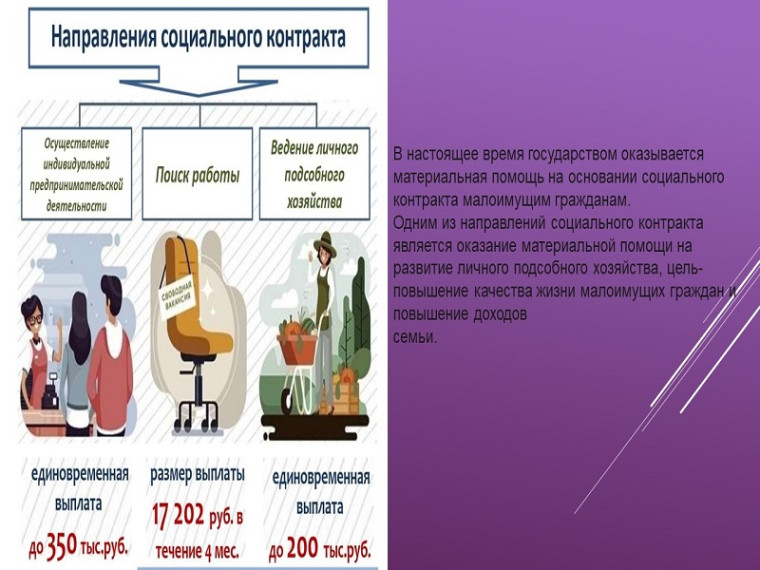 Социальный контракт как стимул к преодолению бедности в РФ.. Социальный контракт как стимул к преодолению бедности в РФ..